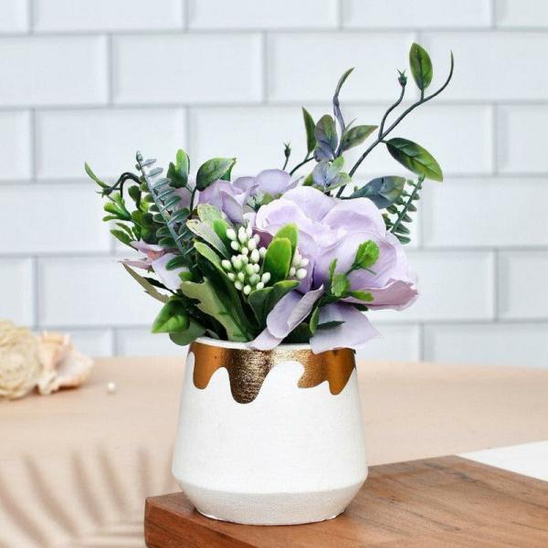 Artificial Flowers & Plants | Adah Planter With Faux Plant Artificial Flowers & Plants Artificial Flowers & Plants